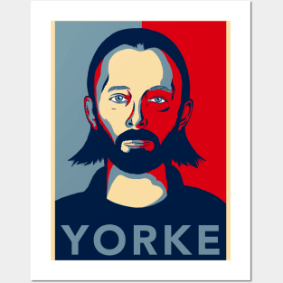 Yorke - Radiohead - Thom Yorke Portrait Posters and Art